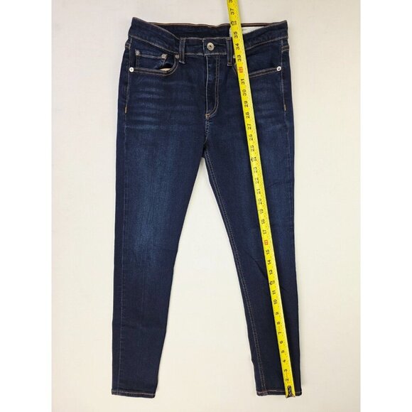 Rag Bone Size 27X27 Womens Cate Mid Rise Ankle Skinny Carmen Blue Denim Jeans - Picture 13 of 13